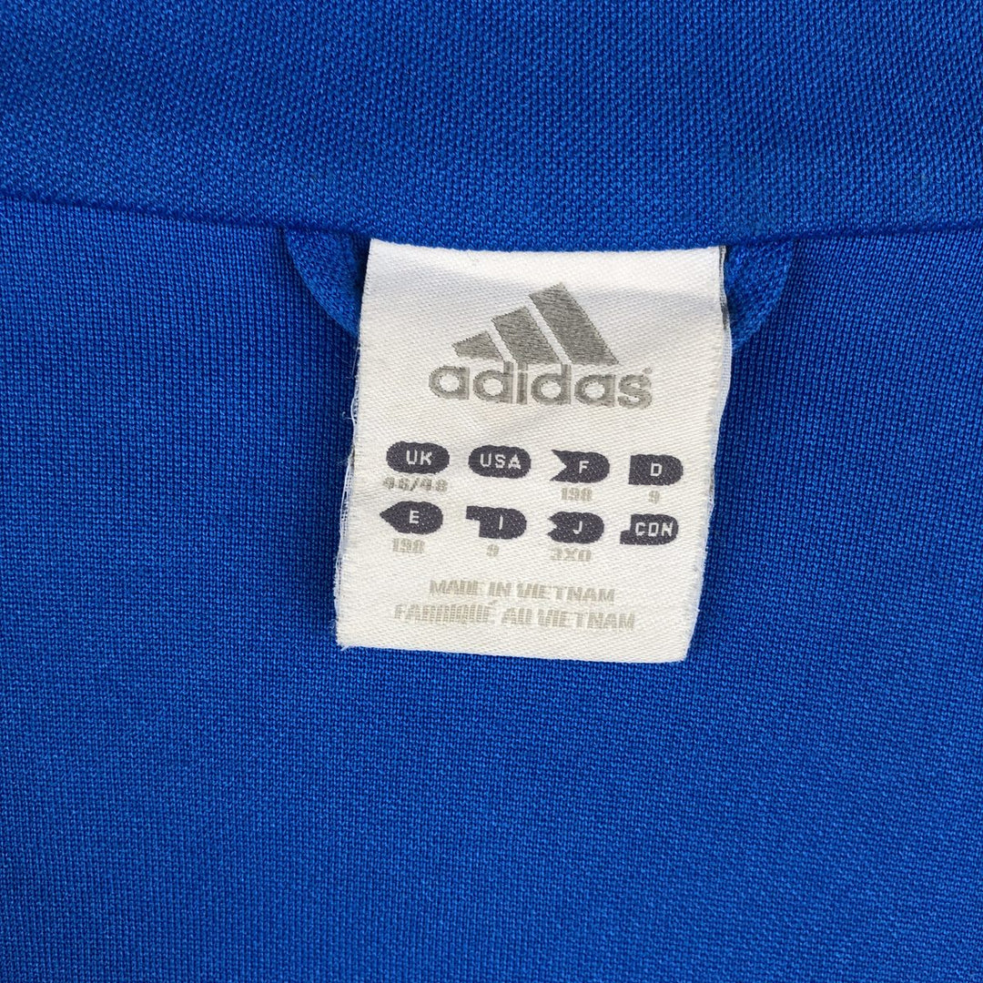 Adidas adidas jersey track jacket men's size L polyester blue type Vintage Second Hand