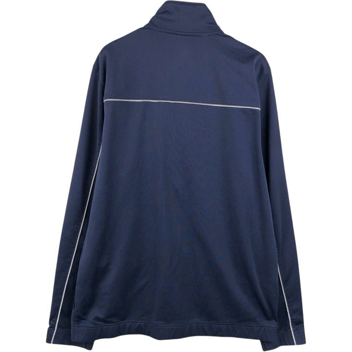 Nike DRI-FIT Jersey Track Jacket, Men's L size polyester navy blue type Vintage Second Hand