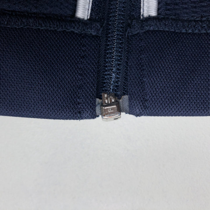 Nike DRI-FIT Jersey Track Jacket, Men's L size polyester navy blue type Vintage Second Hand