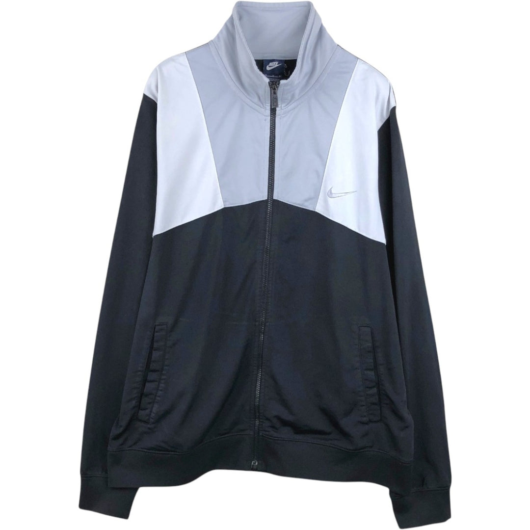 Nike Jersey Track Jacket Men's XL polyester navy blue type Vintage Second Hand