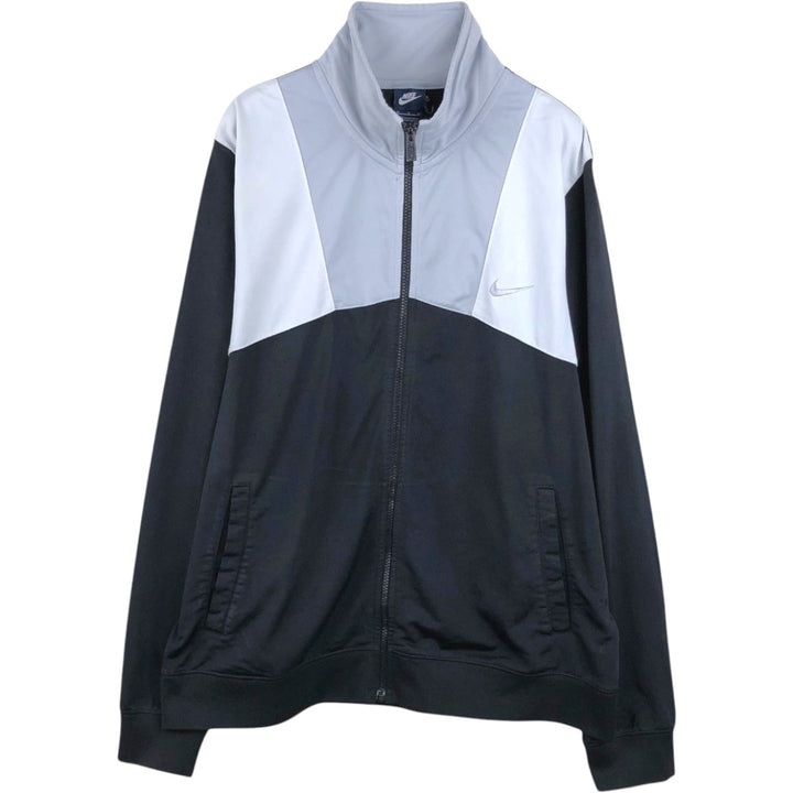 Nike Jersey Track Jacket Men's XL polyester navy blue type Vintage Second Hand