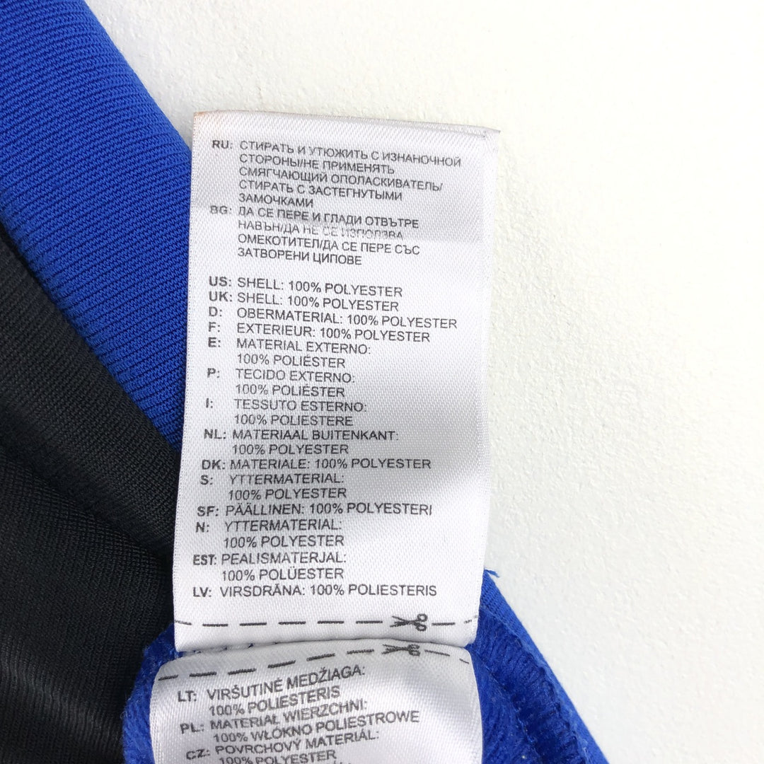 Adidas adidas jersey track jacket men's size L polyester blue type Vintage Second Hand