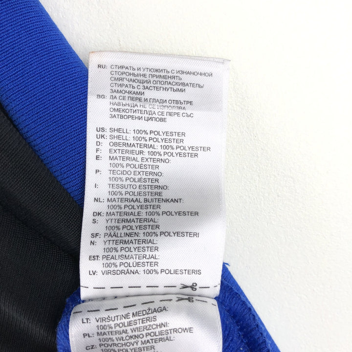 Adidas adidas jersey track jacket men's size L polyester blue type Vintage Second Hand