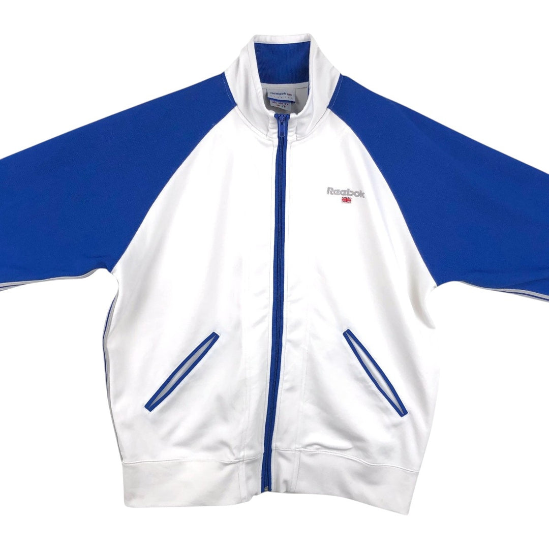 90'S Reebok CLASSIC Jersey Track Jacket, Men's Size M (approx.), Vintage polyester white type Vintage Second Hand