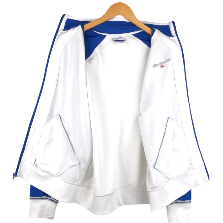 90'S Reebok CLASSIC Jersey Track Jacket, Men's Size M (approx.), Vintage polyester white type Vintage Second Hand