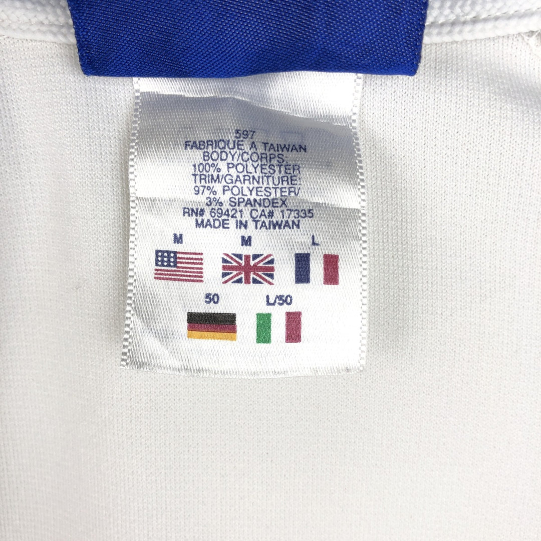 90'S Reebok CLASSIC Jersey Track Jacket, Men's Size M (approx.), Vintage polyester white type Vintage Second Hand