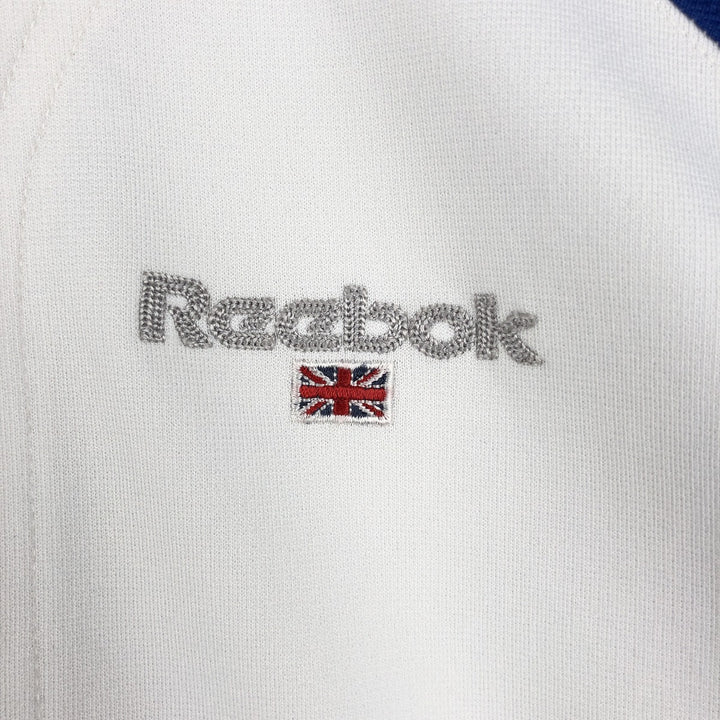 90'S Reebok CLASSIC Jersey Track Jacket, Men's Size M (approx.), Vintage polyester white type Vintage Second Hand