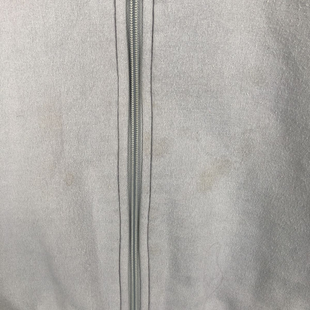 90'S Nike Silver Tag Two-Tone Full-Zip Sweatshirt, Men's Size L (Equivalent), Vintage unclear gray type Vintage Second Hand