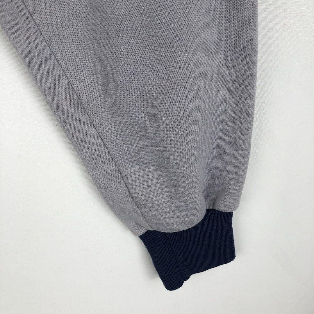 90'S Nike Silver Tag Two-Tone Full-Zip Sweatshirt, Men's Size L (Equivalent), Vintage unclear gray type Vintage Second Hand