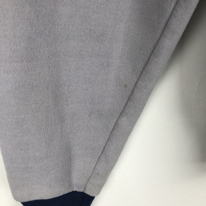 90'S Nike Silver Tag Two-Tone Full-Zip Sweatshirt, Men's Size L (Equivalent), Vintage unclear gray type Vintage Second Hand