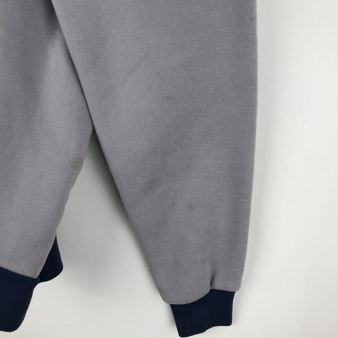 90'S Nike Silver Tag Two-Tone Full-Zip Sweatshirt, Men's Size L (Equivalent), Vintage unclear gray type Vintage Second Hand
