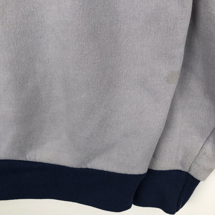90'S Nike Silver Tag Two-Tone Full-Zip Sweatshirt, Men's Size L (Equivalent), Vintage unclear gray type Vintage Second Hand