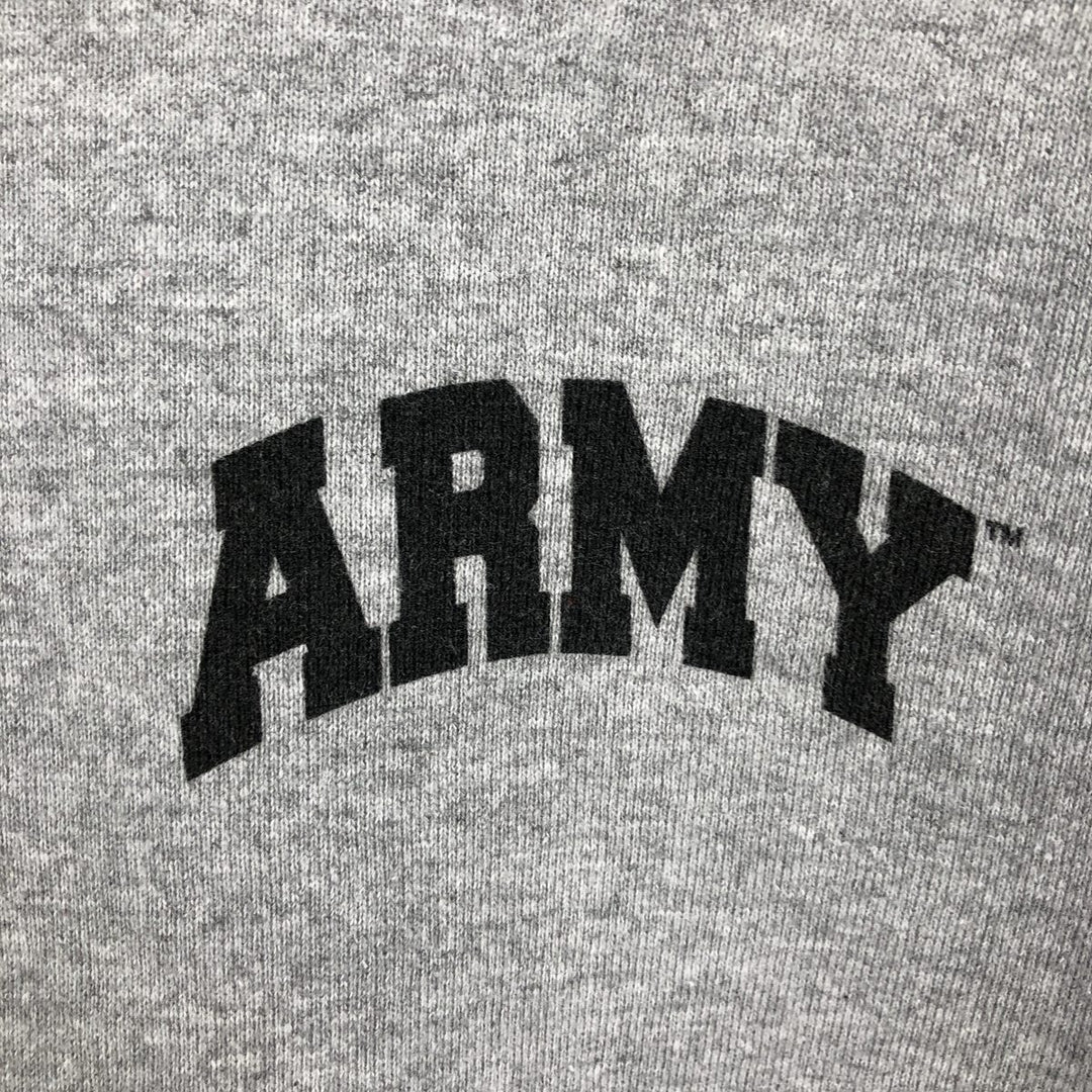 90s-00'S ES Sports ARMY Full-Zip Sweatshirt Hoodie, Made in USA, Men's Size M (Equivalent), Vintage cotton gray type Vintage Second Hand