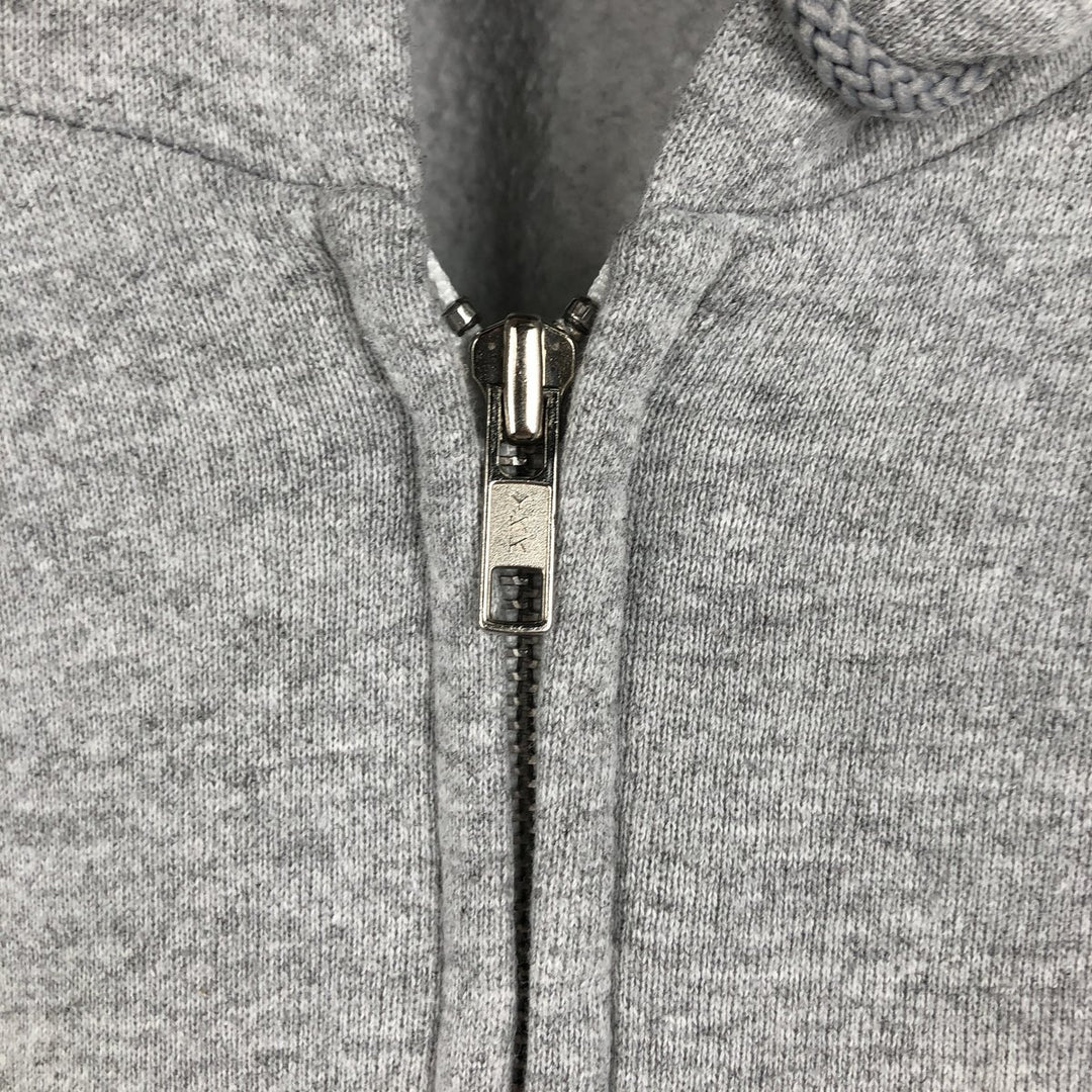 90s-00'S ES Sports ARMY Full-Zip Sweatshirt Hoodie, Made in USA, Men's Size M (Equivalent), Vintage cotton gray type Vintage Second Hand