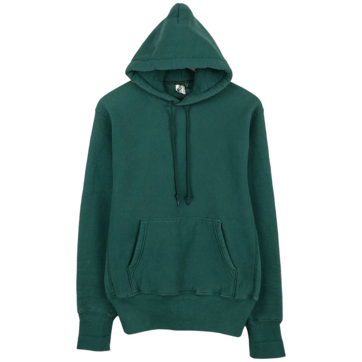 CAMBER Plain Blank Sweatshirt Hoodie, Made in USA, Men's Size S (approx.) cotton green type Vintage Second Hand