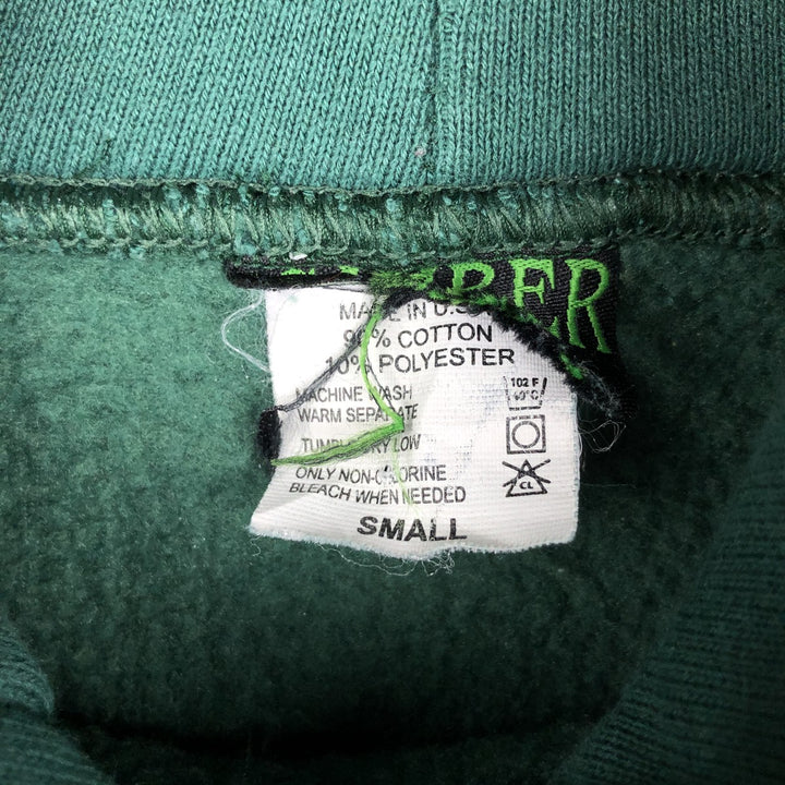 CAMBER Plain Blank Sweatshirt Hoodie, Made in USA, Men's Size S (approx.) cotton green type Vintage Second Hand
