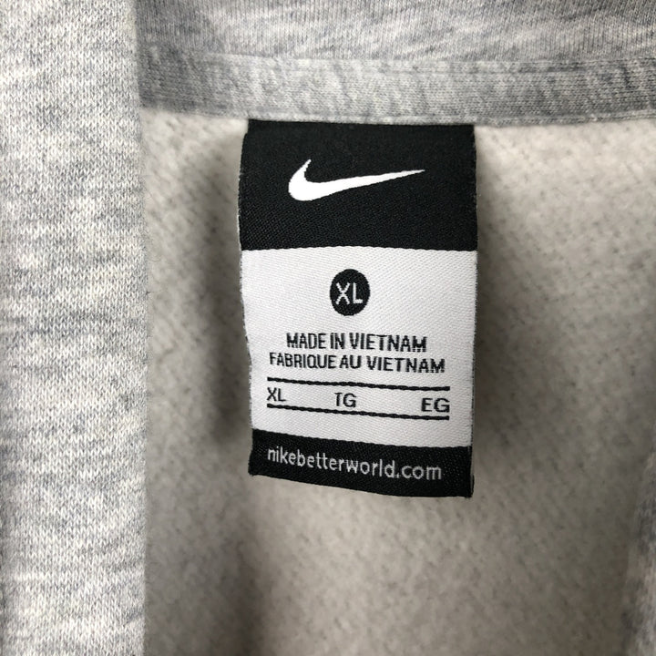 Nike Center Logo Sweat Pullover Hoodie, Men's XL cotton gray type Vintage Second Hand