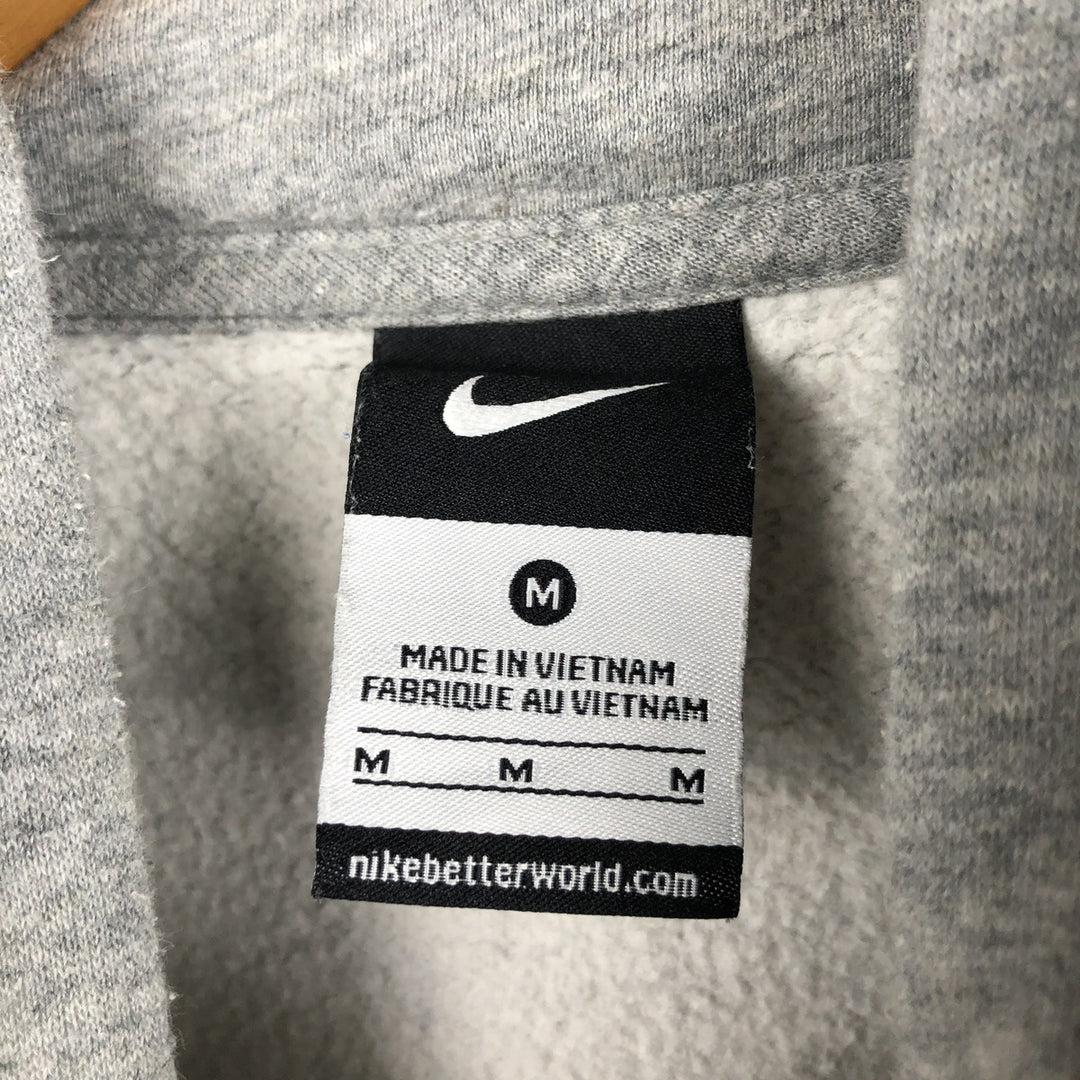 Nike Center Logo Sweat Pullover Hoodie, Men's Size M cotton gray type Vintage Second Hand