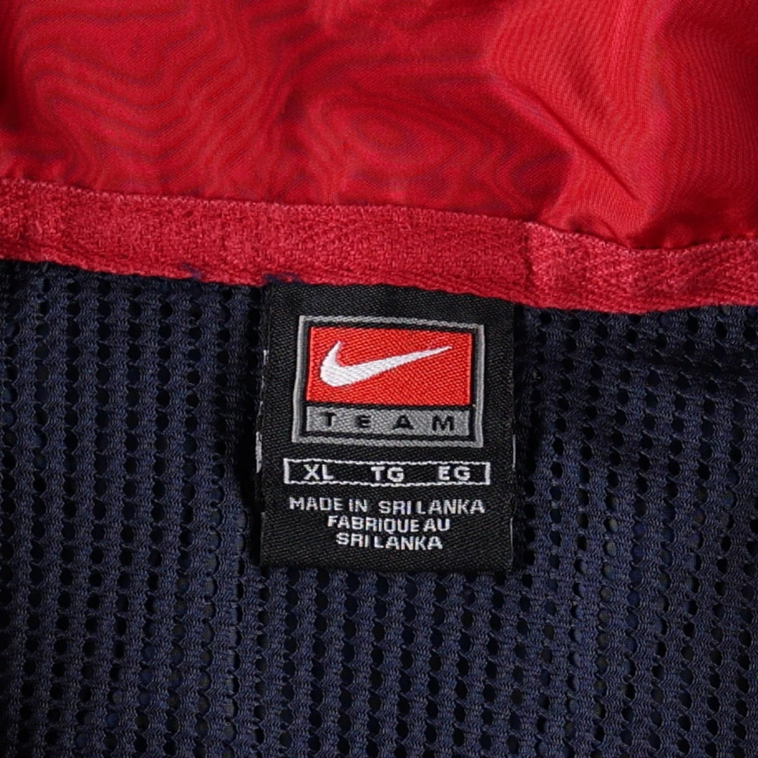2000'S Nike Team CLIMA FIT USA National Team Anorak Parka, Men's Size XL polyester navy blue type Vintage Second Hand