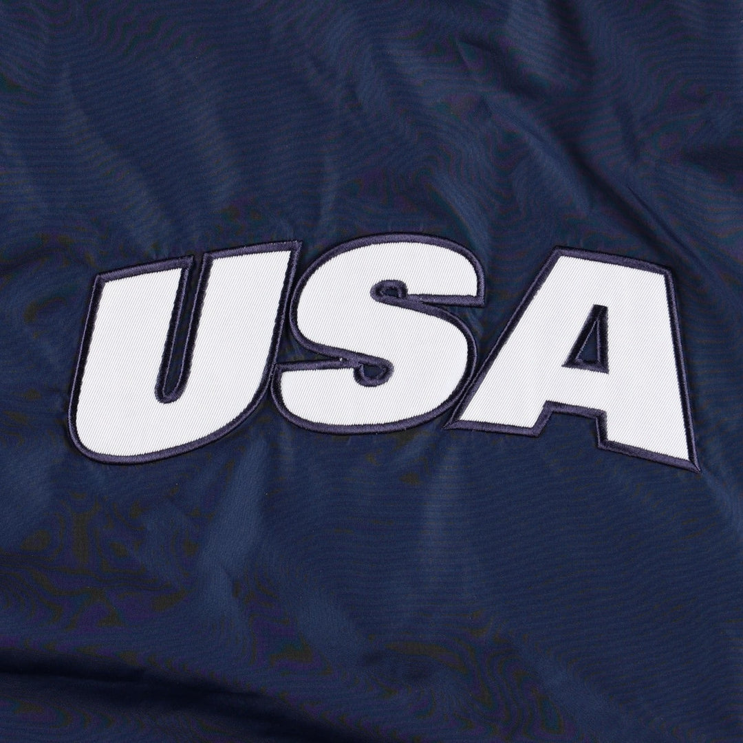 2000'S Nike Team CLIMA FIT USA National Team Anorak Parka, Men's Size XL polyester navy blue type Vintage Second Hand