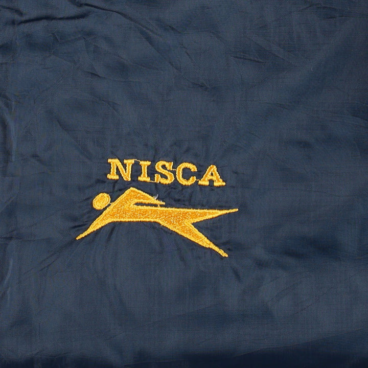 90'S Champion Coach Jacket, Made in USA, Men's Size L (approx.), Vintage Nylon navy blue type Vintage Second Hand