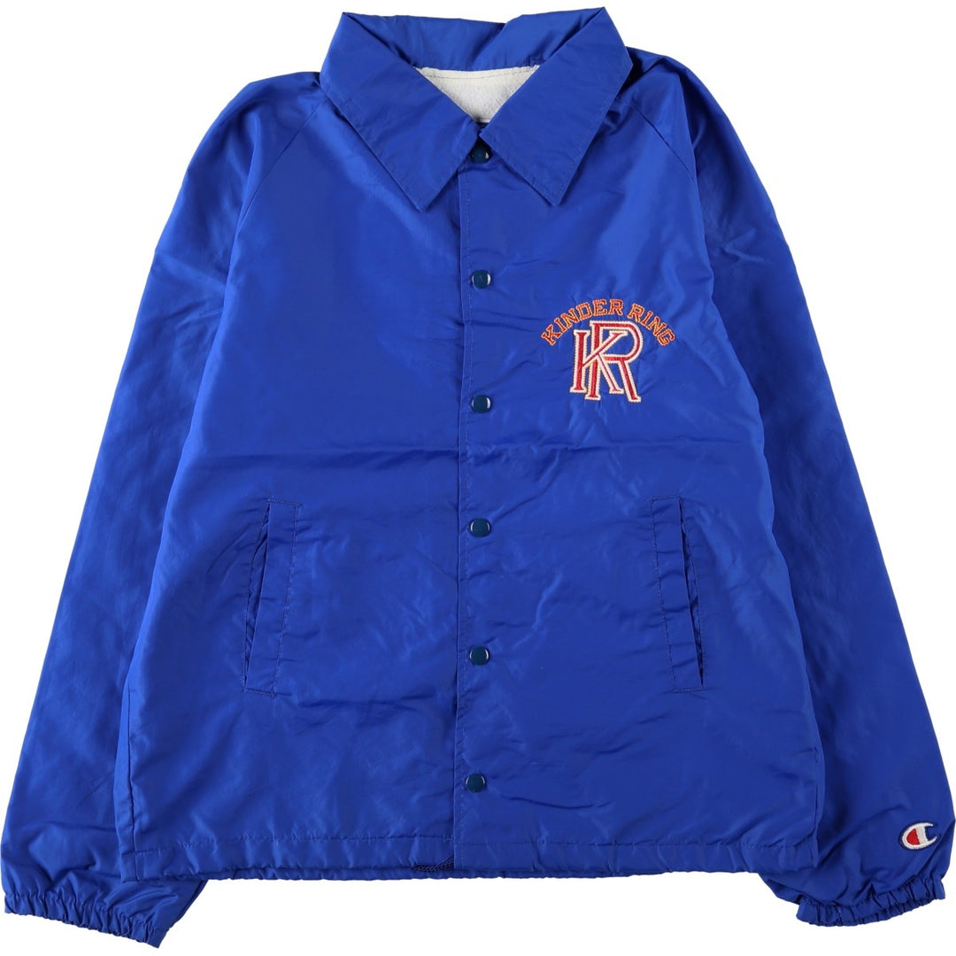 ~90'S Champion Coach Jacket, Made in USA, Men's Size M (approx.), Vintage Nylon blue type Vintage Second Hand