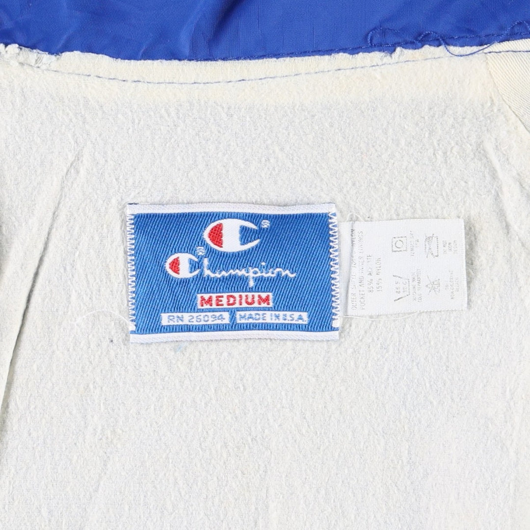 ~90'S Champion Coach Jacket, Made in USA, Men's Size M (approx.), Vintage Nylon blue type Vintage Second Hand