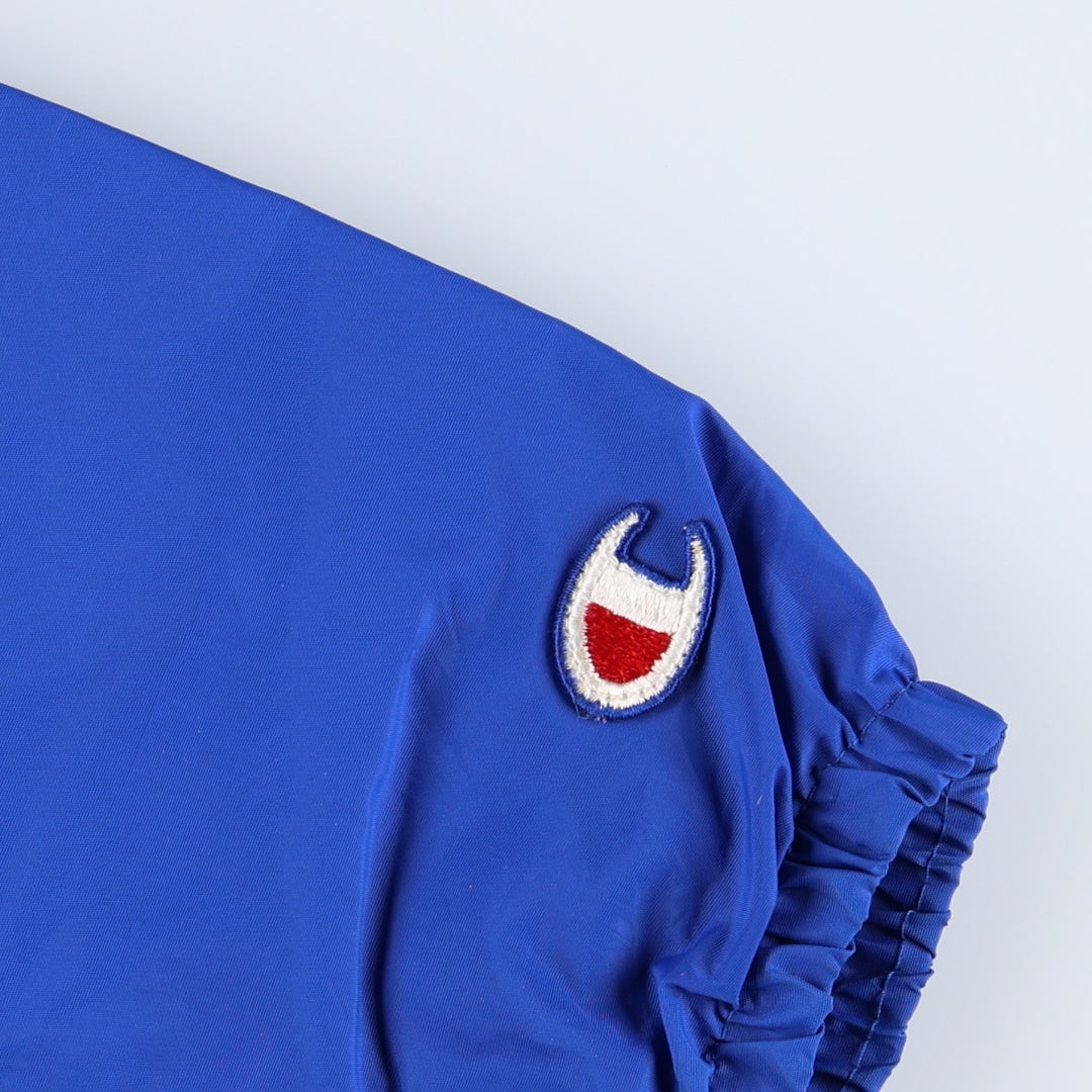 ~90'S Champion Coach Jacket, Made in USA, Men's Size M (approx.), Vintage Nylon blue type Vintage Second Hand