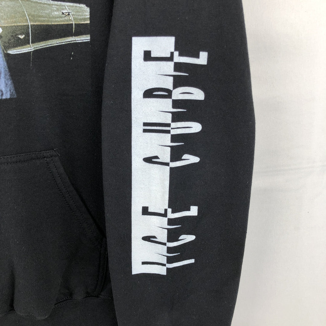 ICE CUBE Band Sweat Pullover Hoodie, Men's Size L (approx.) unclear black type Vintage Second Hand