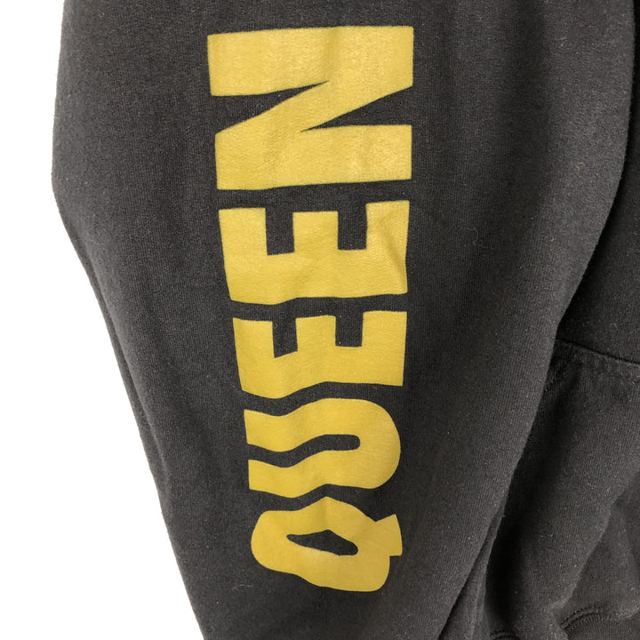 QUEEN Band Sweatshirt Pullover Hoodie, Men's XXL equivalent. cotton black type Vintage Second Hand