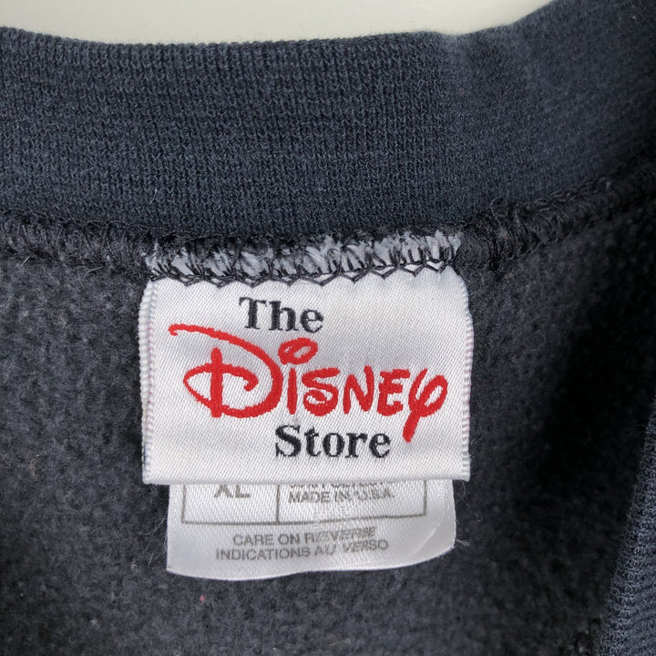Disney Goofy character sweatshirt, made in USA, men's size XL equivalent, vintage. cotton black type Vintage Second Hand