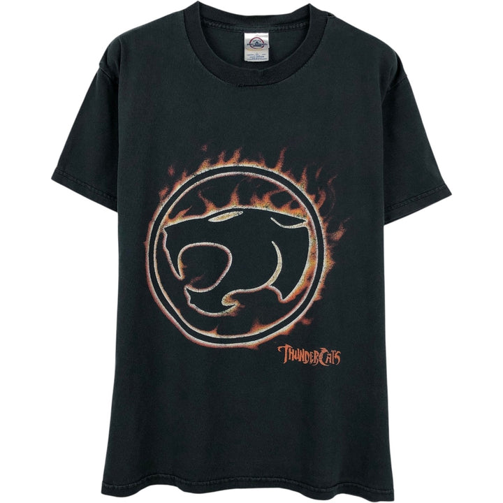 Delta ThunderCats character print T-shirt, men's size M. cotton black type Vintage Second Hand