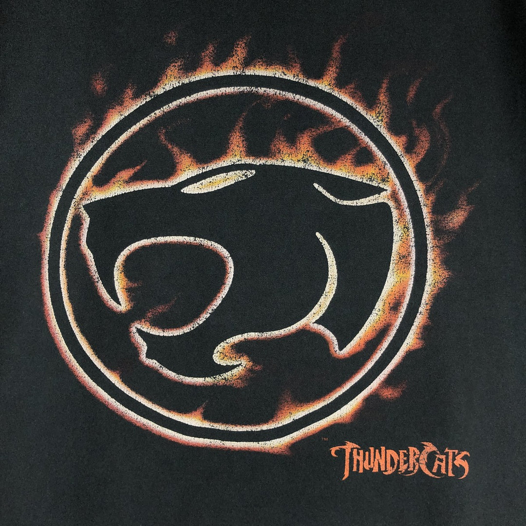 Delta ThunderCats character print T-shirt, men's size M. cotton black type Vintage Second Hand