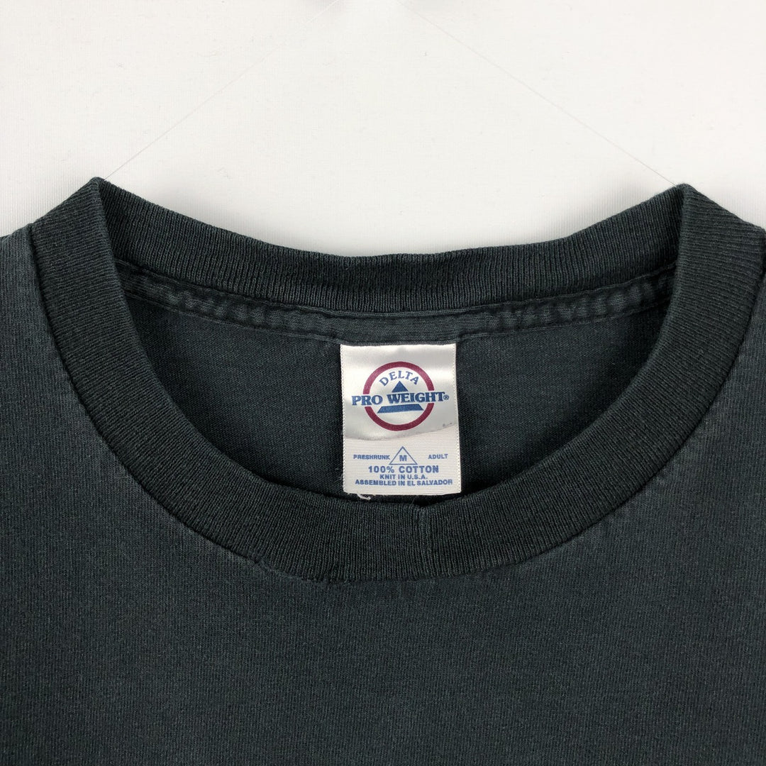 Delta ThunderCats character print T-shirt, men's size M. cotton black type Vintage Second Hand
