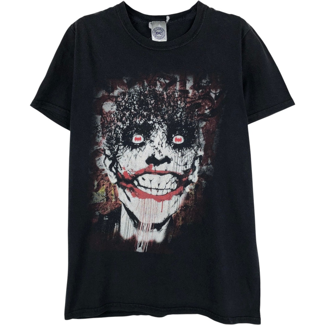 Gildan Batman Joker Character Print T-Shirt, Men's Size XS (approx.) cotton black type Vintage Second Hand