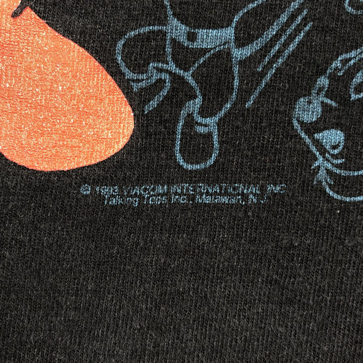 90'S Fruit of the Loom Mighty Mouse Character Print T-Shirt, Made in USA, Men's XL (approx.) Vintage cotton black type Vintage Second Hand