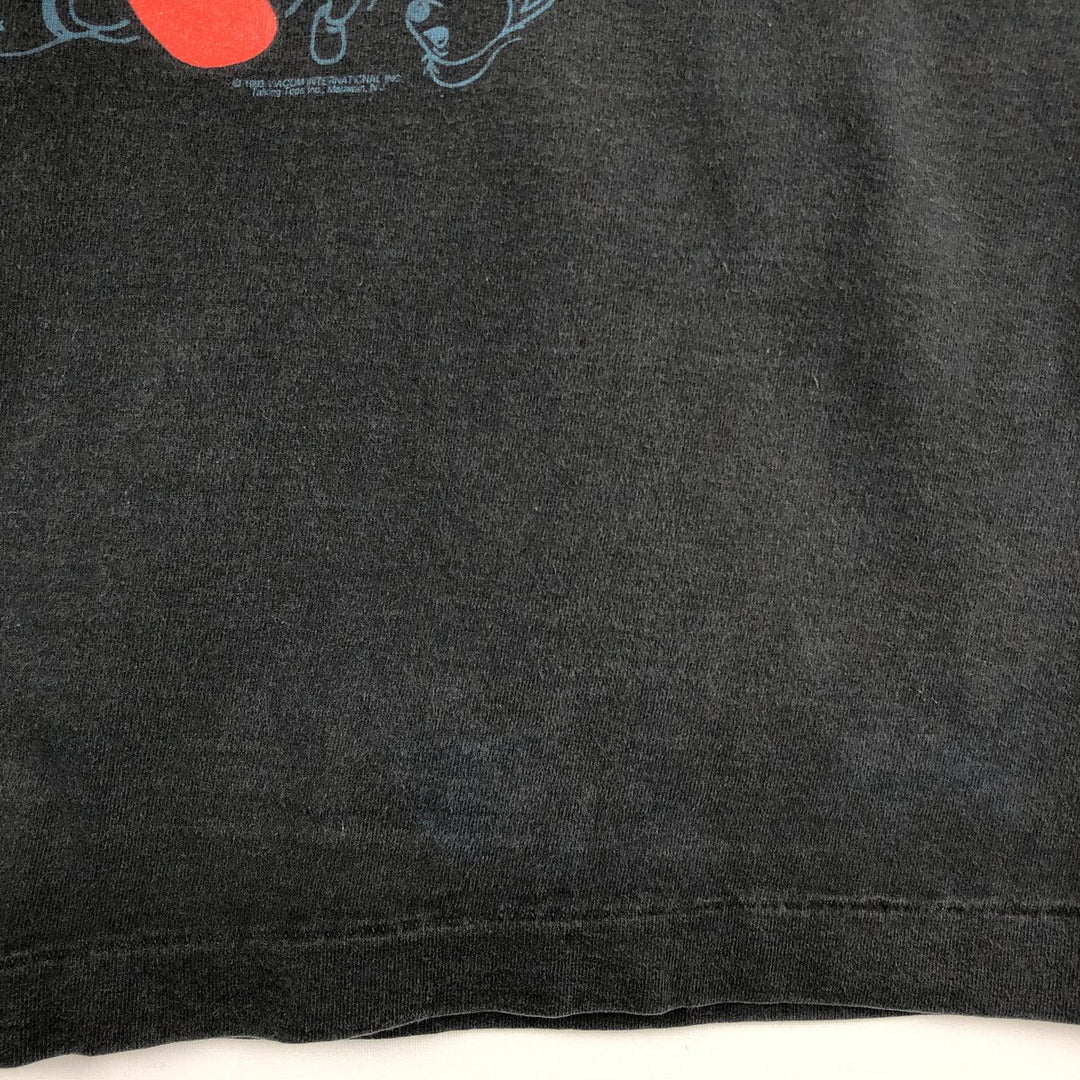 90'S Fruit of the Loom Mighty Mouse Character Print T-Shirt, Made in USA, Men's XL (approx.) Vintage cotton black type Vintage Second Hand