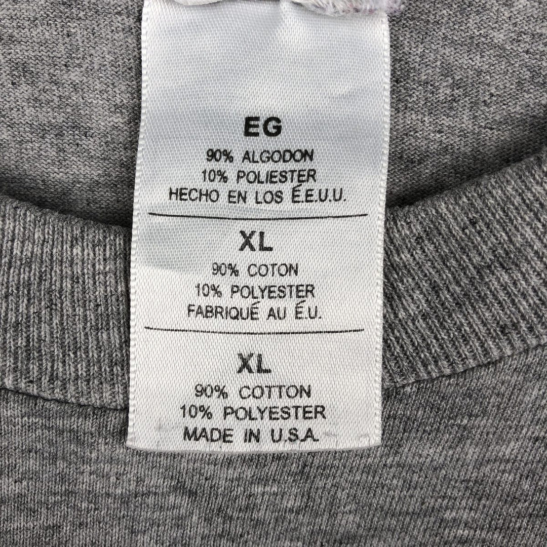 Dr. Seuss GRINCH character print T-shirt, made in USA, men's size XL equivalent, vintage. cotton gray type Vintage Second Hand