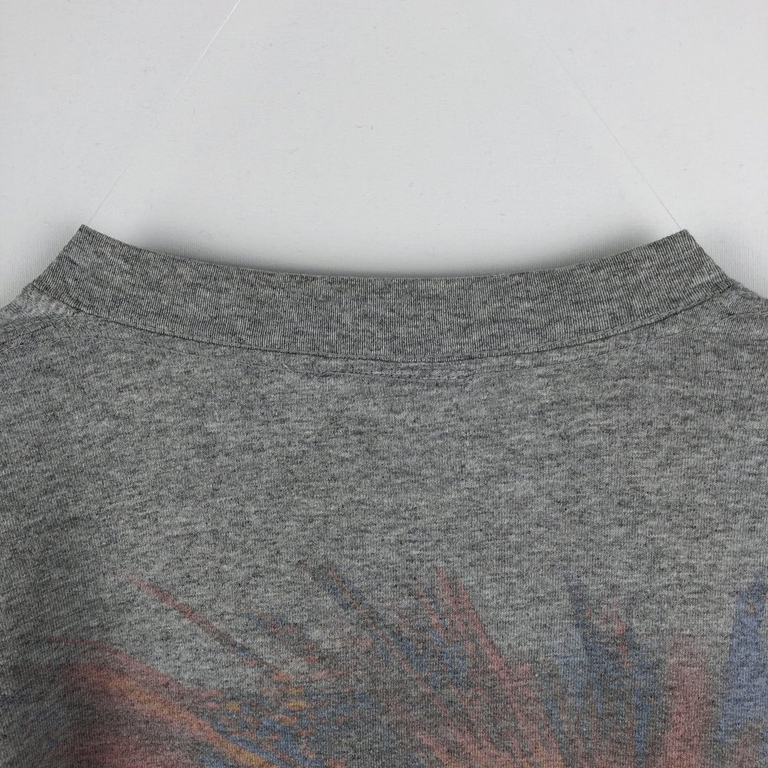 Marvel Spider-Man character print T-shirt, men's XL size cotton gray type Vintage Second Hand