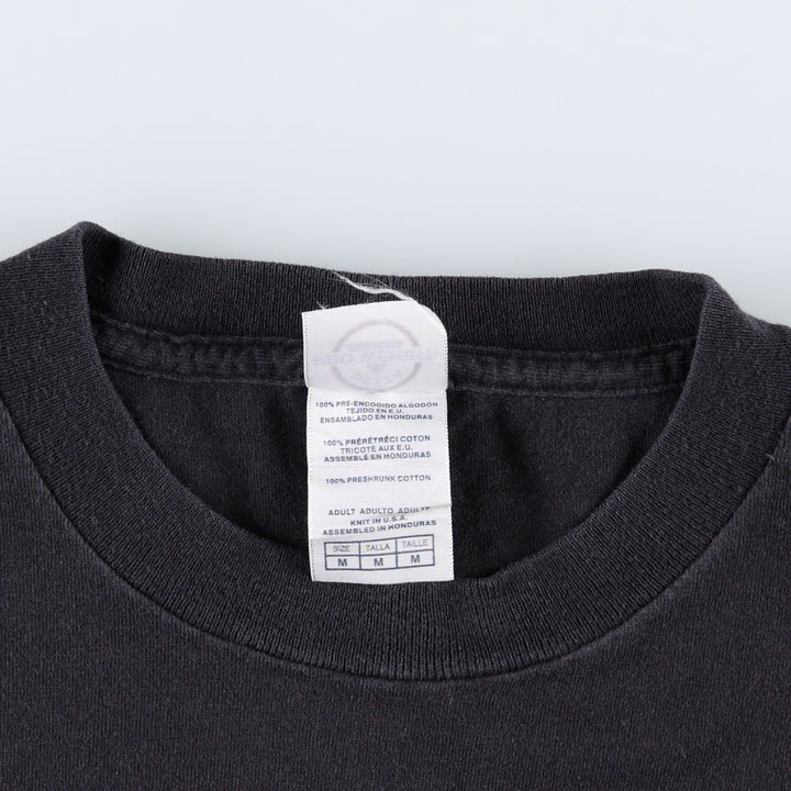 DELTA THE SIMPSONS parody character print T-shirt, men's size M (approx.) cotton black type Vintage Second Hand