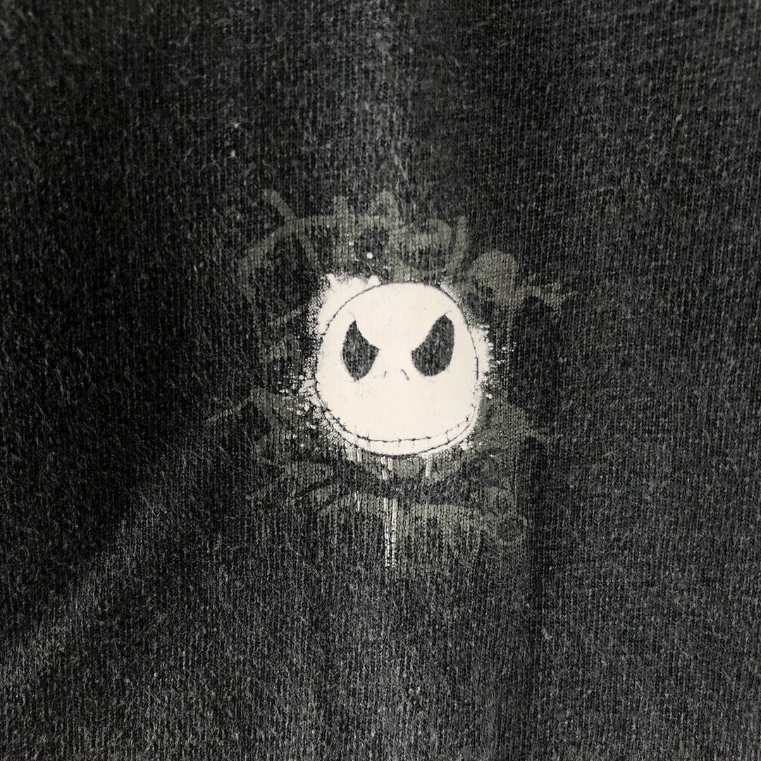 Disney The Nightmare Before Christmas Character Print T-Shirt (Men's Size L) cotton black type Vintage Second Hand