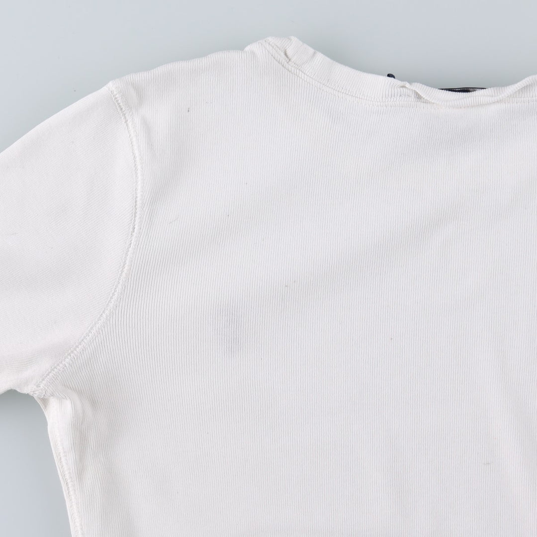 Ralph Lauren SPORT Long-Sleeve T-Shirt (Women's Size M) cotton white type Vintage Second Hand