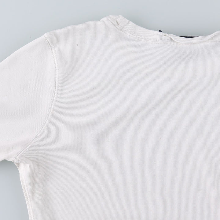 Ralph Lauren SPORT Long-Sleeve T-Shirt (Women's Size M) cotton white type Vintage Second Hand