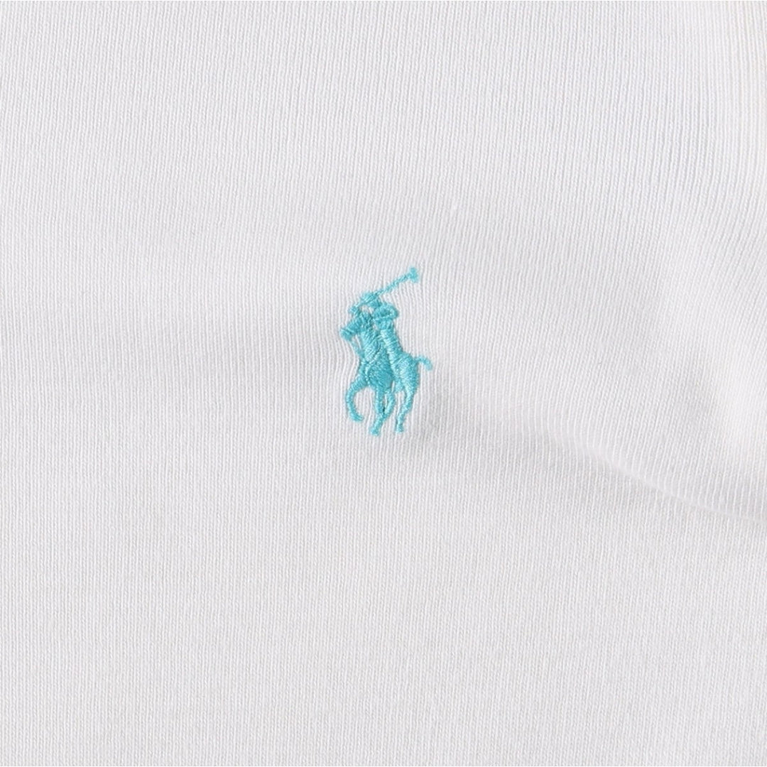 Ralph Lauren SPORT Long-Sleeve T-Shirt (Women's Size L) cotton white type Vintage Second Hand