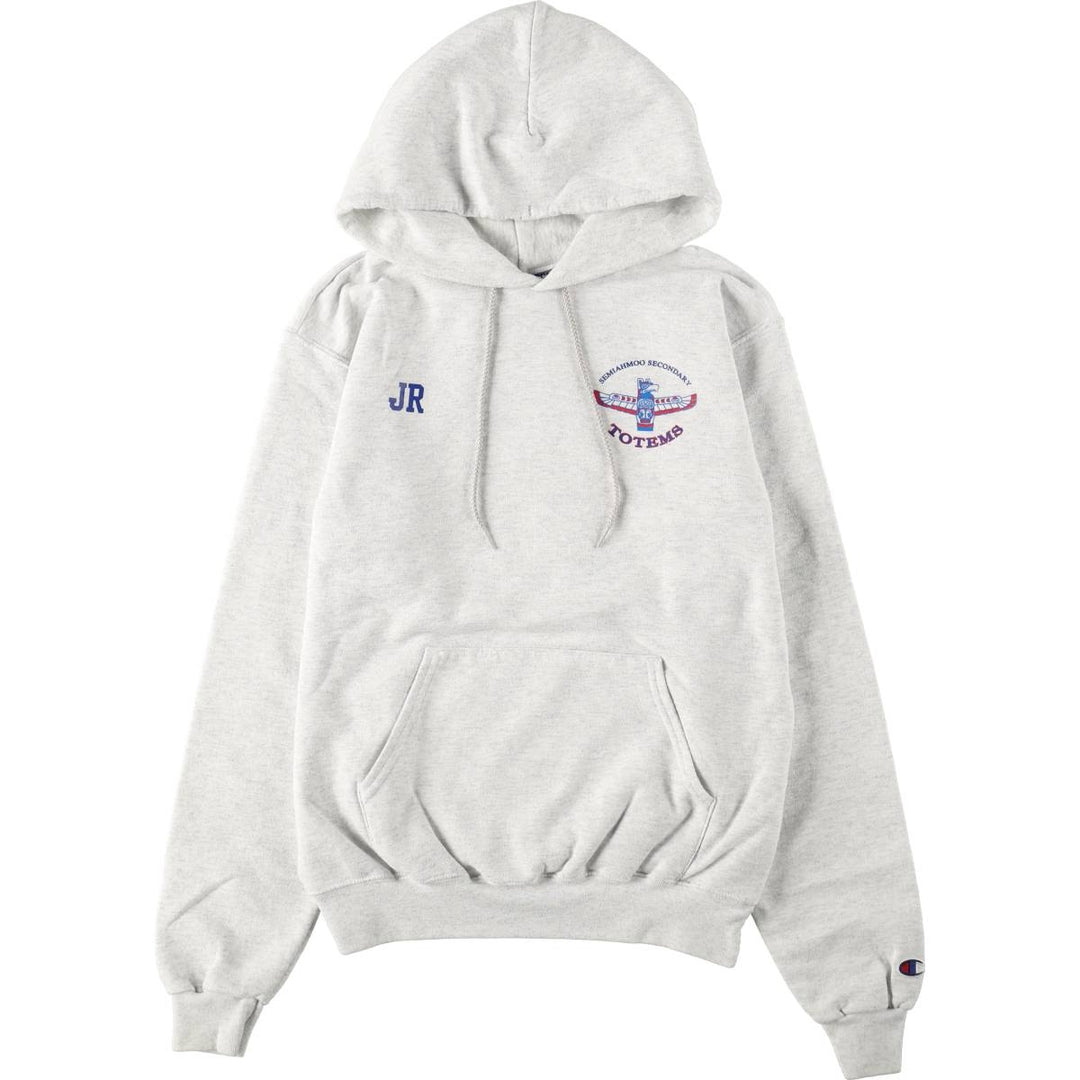 Champion ECO AUTHENTIC College Sweatshirt Pullover Hoodie (Women's Size S, equivalent to 2000s) unclear gray type Vintage Second Hand