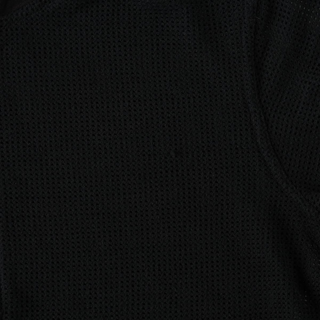 Harley-Davidson Mesh Sweat Full-Zip Hoodie, Made in USA, Women's Size L (approx.) cotton black type Vintage Second Hand