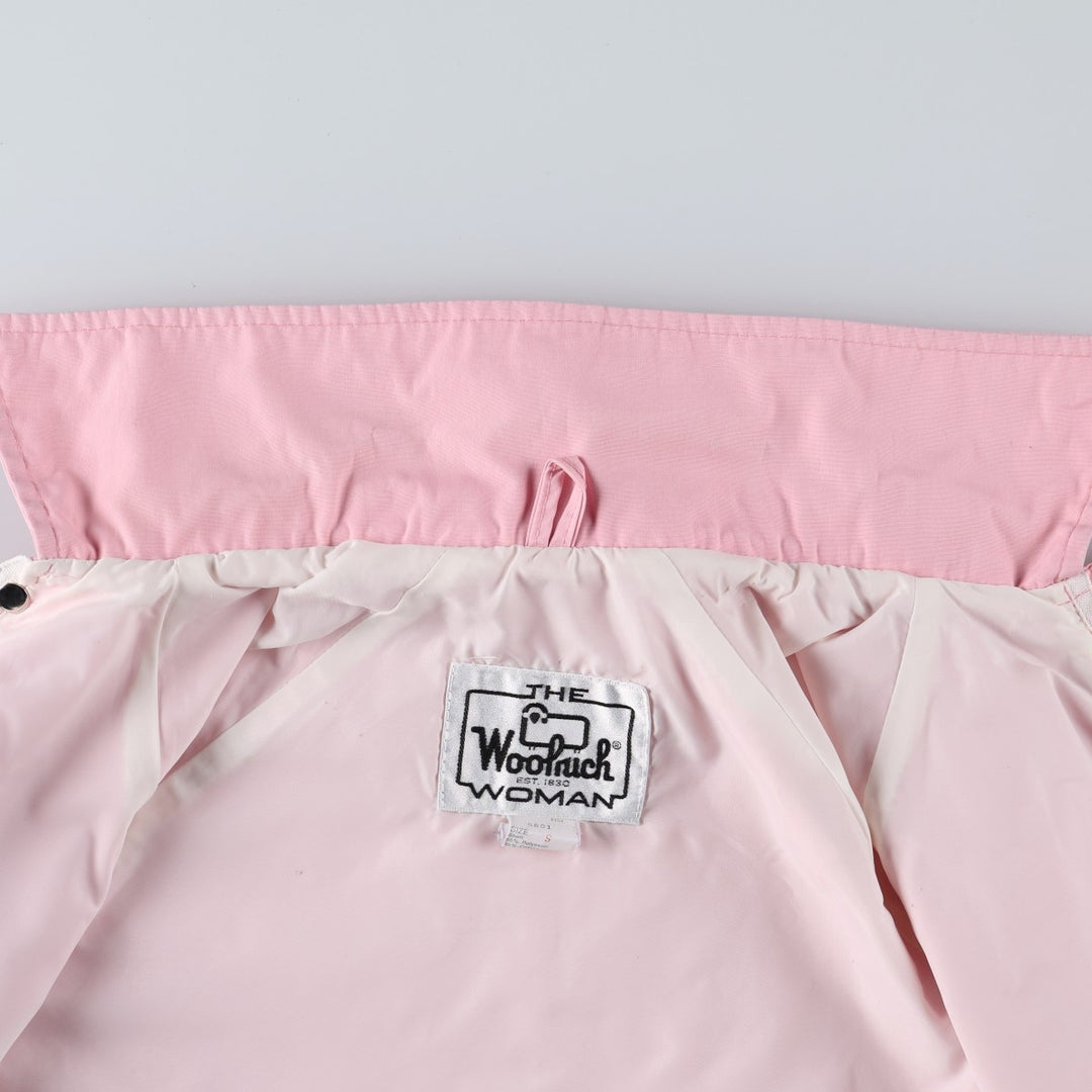 1970'S Woolrich THE WOMAN Mountain Jacket Shell Jacket Made in USA Women's Size S (approx.) Vintage polyester pink type Vintage Second Hand