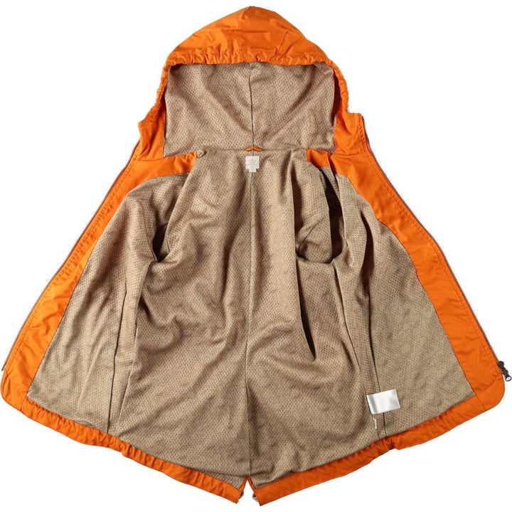 2000'S Adidas Originals hooded windbreaker, women's size M (approx.) polyester orange type Vintage Second Hand