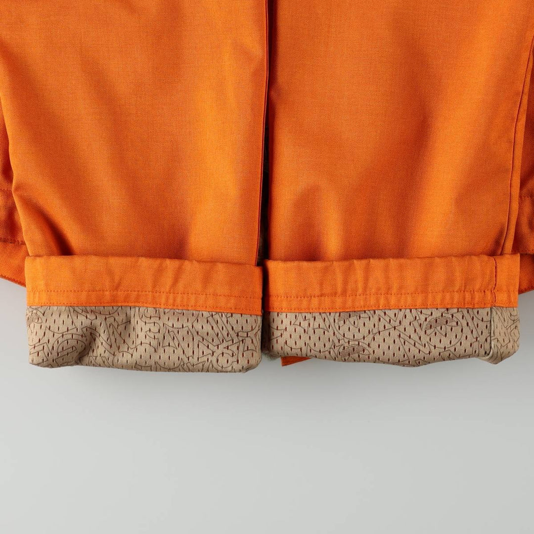 2000'S Adidas Originals hooded windbreaker, women's size M (approx.) polyester orange type Vintage Second Hand