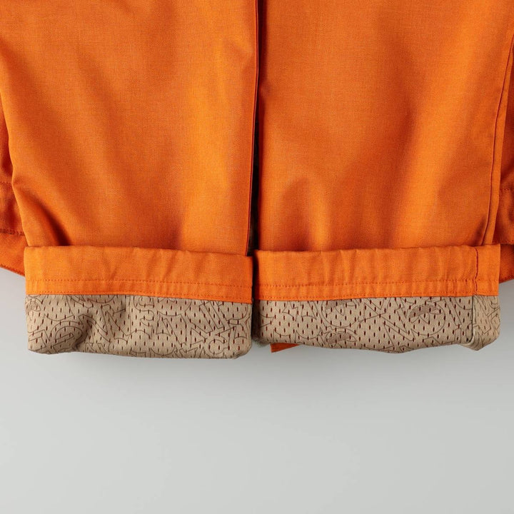 2000'S Adidas Originals hooded windbreaker, women's size M (approx.) polyester orange type Vintage Second Hand